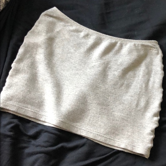 american apparel grey miniskirt - Picture 1 of 2